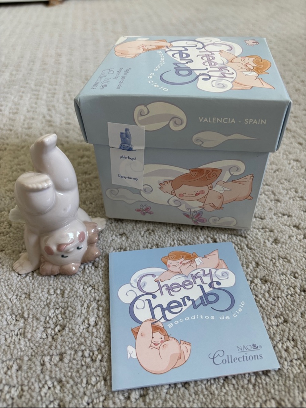 Cheeky Cherubs Porcelain Angel Cherub Figurine by NAO Collections - Spain